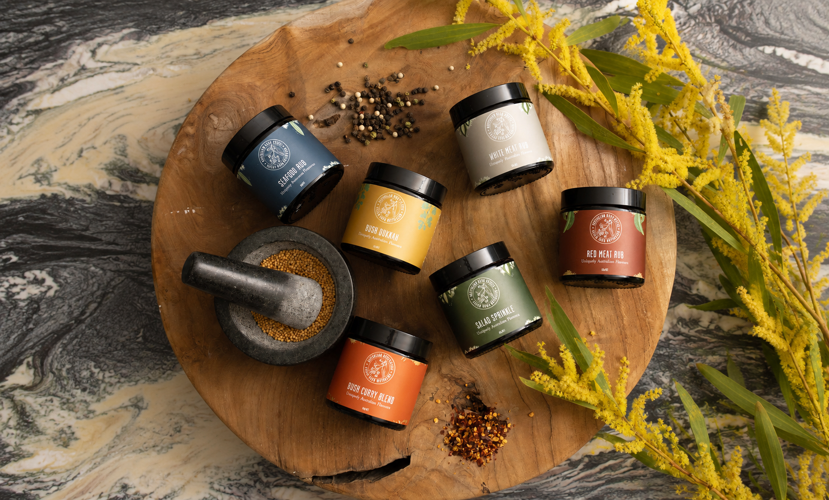 Authentic dukkah seasoning from Australian Bush Spices