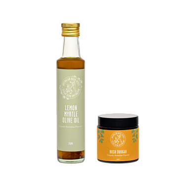 Dukkah seasoning blend featuring native Australian ingredients
