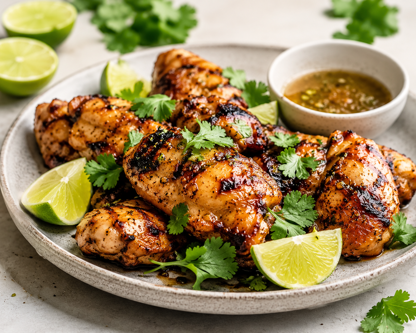 WHITE Recipes – Spiced Honey Lime Chicken