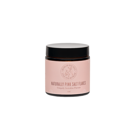 Natural Pink Sea Salt Flakes from Australia for gourmet cooking