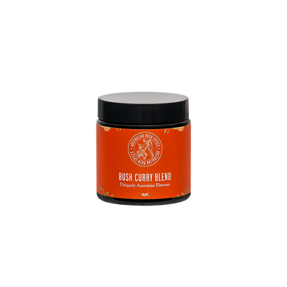 Native Bush Curry Blend featuring bush tomato, finger lime, and Tasmanian pepper leaf.