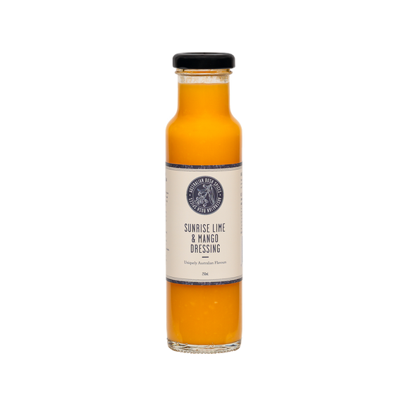 Sunrise Lime and Mango Dressing, a vibrant Australian salad dressing