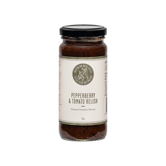 Pepperberry Tomato Relish - Unique Australian condiment